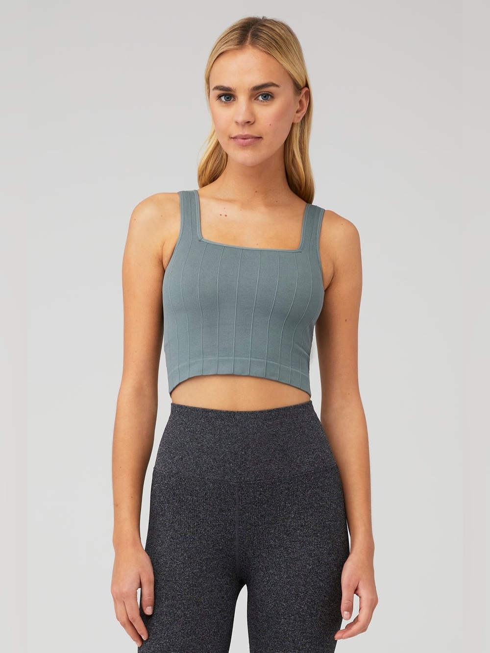 Spiritual Gangster AMARA WIDE RIB SEAMLESS TANK size XS/s